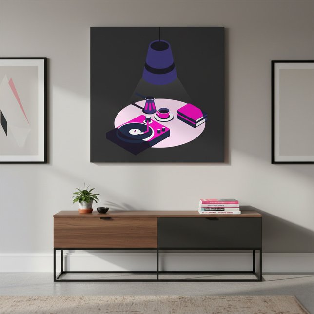 Moderner Vinyl-Kaffee-Plakat Poster (Von Creator hochgeladen)