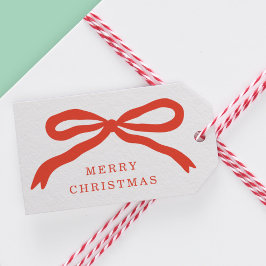 Moderner, von Hand gezeichnet Weihnachtsurlaub in  Geschenkanhänger