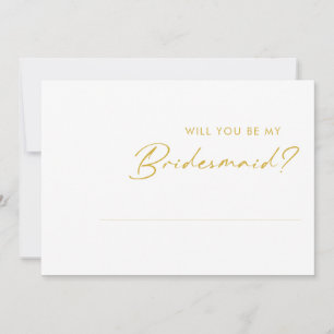 Moderner Vorschlag für eine Minimalistische Brides Einladung