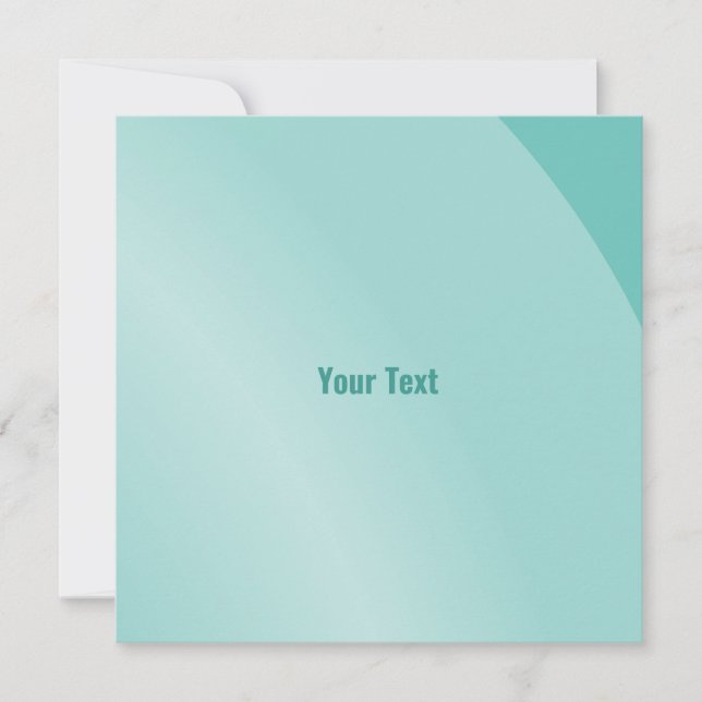 Moderner Wasserfarben Moderner, schattiger QR-Code Karte (Vorderseite)