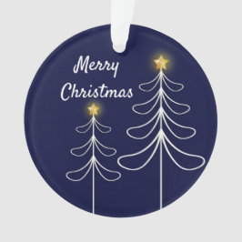 Moderner Weihnachtsbaum Graphic Ornament