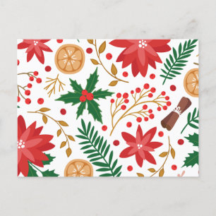 Moderner Weihnachtsbaum Grüne Pine Tree Feiertagspostkarte