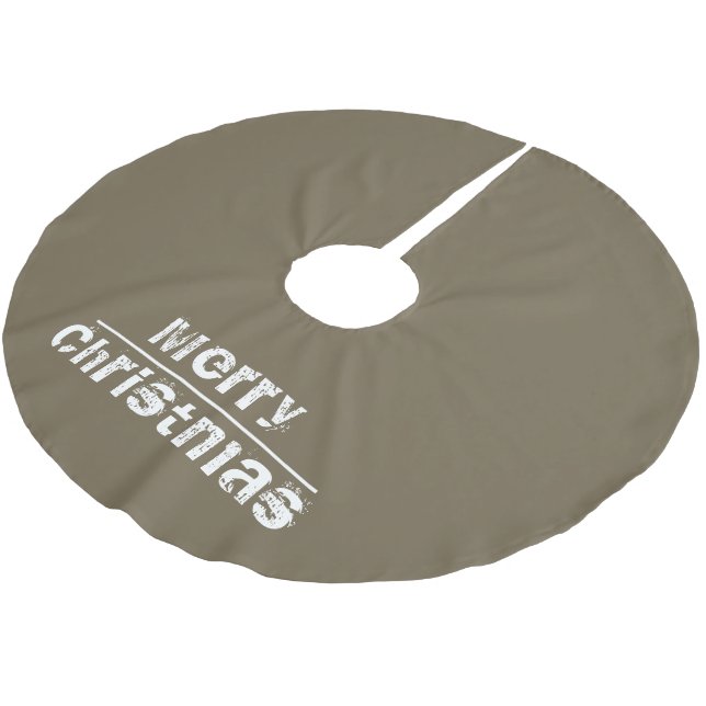 Moderner Weihnachtsfeiertag Polyester Weihnachtsbaumdecke (Schrägansicht)