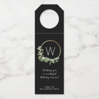 Moderner Weihnachtskranz | Monogramm | Familiennam