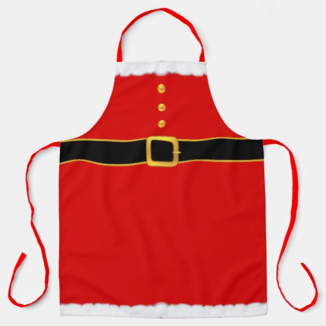 Moderner Weihnachtsmann Schürze (Vorderseite)