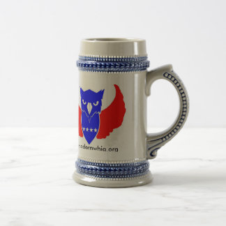 Moderner Whig Stein Bierglas