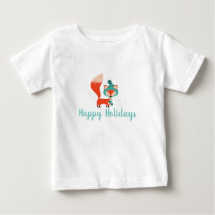 Moderner Winterfuchs - individueller Urlaub Baby T-shirt