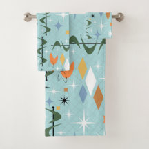 Moderner zeitgenössischer 50er abstrakte Sternexpl