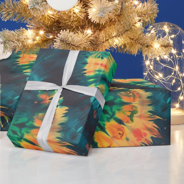 Moderner zeitgenössischer Geburtstag Teil Geschenkpapier (Feiertage)