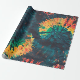 Moderner zeitgenössischer Geburtstag Teil Geschenkpapier