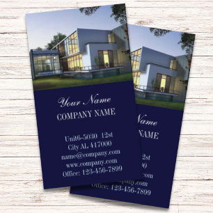 Moderner Zuhause Construction Builder Real Anwesen Visitenkarte