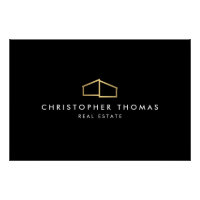 Moderner Zuhause Realtor Schwarz/Gold-Logo-Downloa