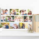 Modernes 12-Foto Mauerrost Weiß Leinwanddruck<br><div class="desc">Maßgeschneiderte Leinwand mit 12 eigenen Fotos. Die moderne Foto-Collage im Stil eines Mauergitters ist Set vor einem weißen Hintergrund, den Sie bearbeiten können, um Ihre Wohngestaltung zu Anzug, indem Sie auf "weiter anpassen" (oder einfach mich um Hilfe zu bitten). Die Fotovorlage ist für Sie bereit, um Ihre Bilder hinzuzufügen, und...</div>