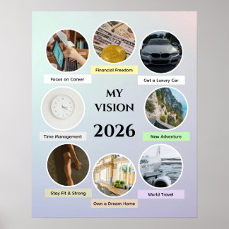 Modernes 2026 Manifestationsposter | Ästhetisch So Poster