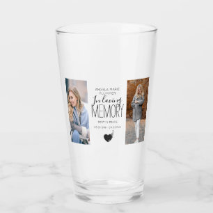 Modernes 2-Foto-Tribut Glas