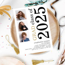 Modernes 3 Foto Fett 2023 Weißer Abschluss