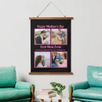 Modernes 4-Foto Collage Beste Mama je Foto