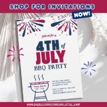 Modernes 4. Juli GRILLEN Party