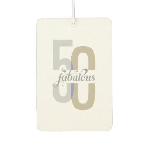 Modernes 50. Geburtstag Autolufterfrischer