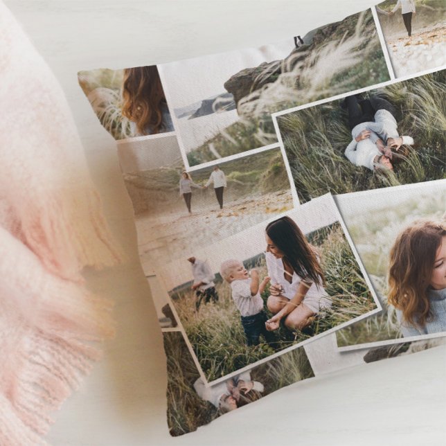 Modernes 5 Foto elegantes Fleecedecke Kissen (Von Creator hochgeladen)