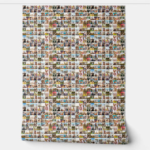 Modernes 81 Foto Collage Muster Tapete