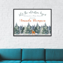 Modernes Abenteuer im Winterwald Banner