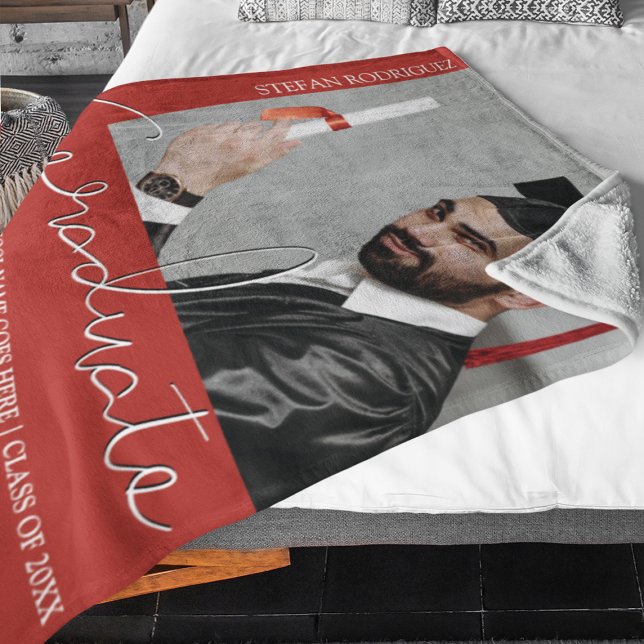 Modernes Abschluss Foto Fleecedecke (Von Creator hochgeladen)