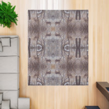 Modernes Abstract Brown mit Hirschrecken