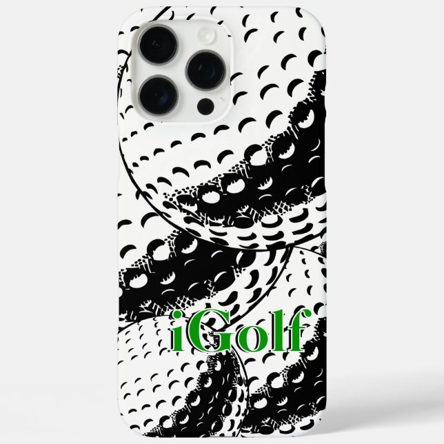 Modernes Abstrakt Art Collage Muster iGolf Case-Mate iPhone Hülle (Rückseite)