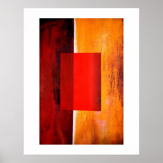 Modernes Abstrakt Art Poster - Minimalistische Kun (Vorne)