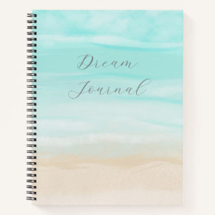 Modernes Abstrakt Beach Dream Journal Notizbuch