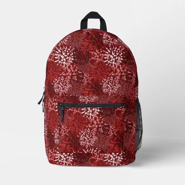 Modernes Abstrakt Bedruckter Rucksack (Vorderseite)