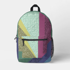 Modernes Abstrakt Bedruckter Rucksack