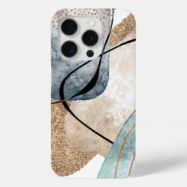Modernes Abstrakt Case-Mate iPhone Hülle (Rückseite)
