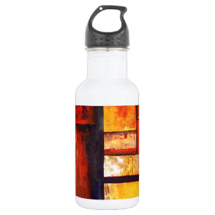 Modernes Abstrakt Edelstahlflasche
