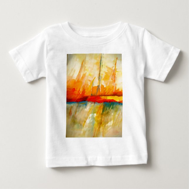 Modernes Abstrakt-expressionistisches Gemälde Baby T-shirt (Vorderseite)