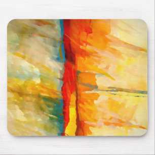 Modernes Abstrakt-expressionistisches Malwerkzeug Mousepad