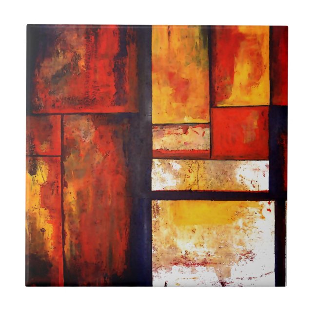 Modernes Abstrakt Fliese (Vorderseite)