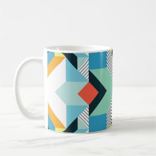 Modernes Abstrakt geometrisches Muster. Kaffeetasse