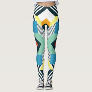 Modernes Abstrakt geometrisches Muster. Leggings