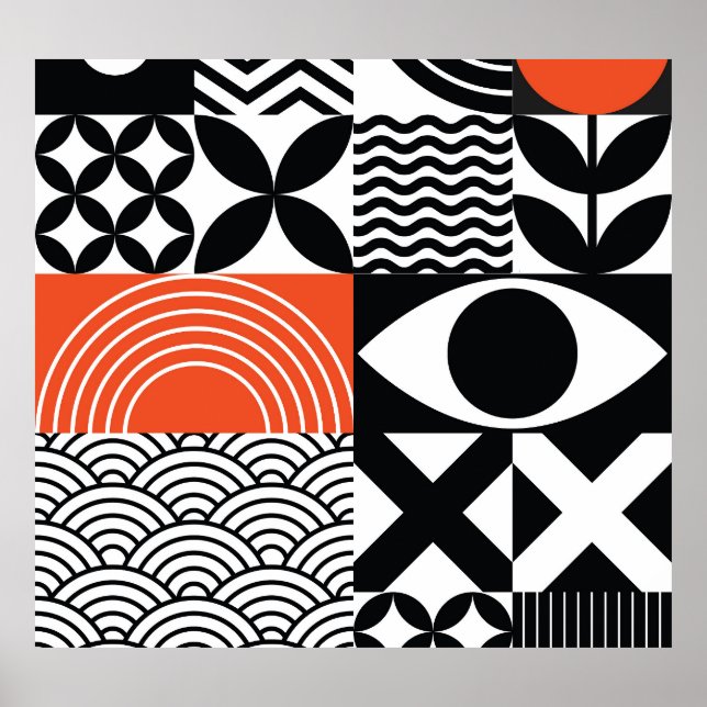 Modernes Abstrakt: Leinwand für künstlerisches Des Poster (Vorne)