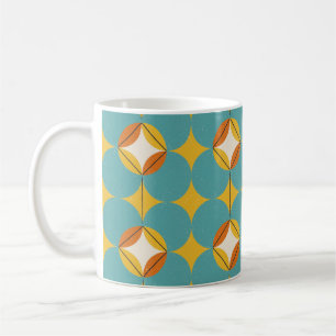 Modernes, abstrakt nahtloses geometrisches Muster Kaffeetasse