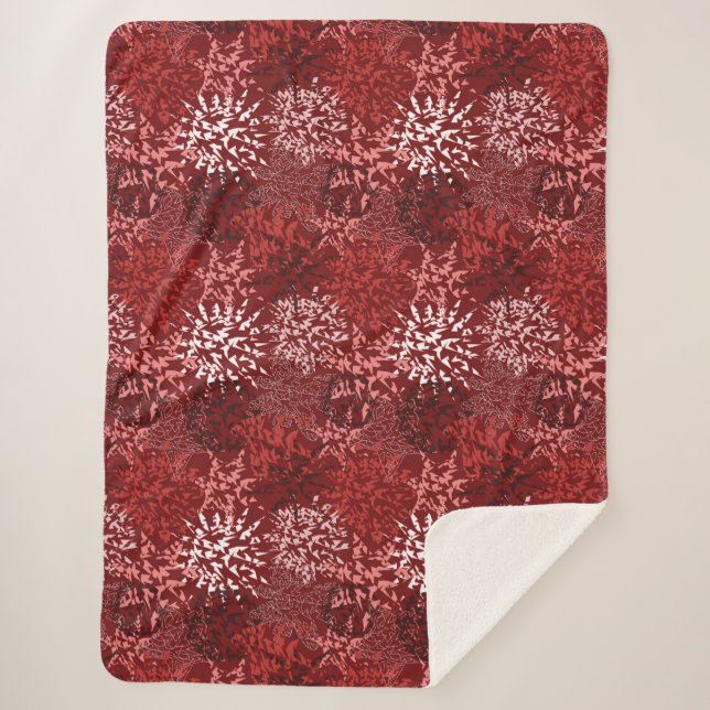 Modernes Abstrakt Sherpadecke (Vorderseite)