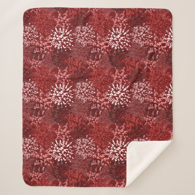 Modernes Abstrakt Sherpadecke (Vorderseite)