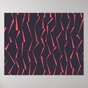 Modernes, abstrakt spielerisches geometrisches Dre Poster