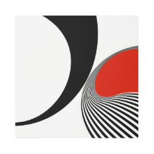 Modernes, abstraktes Bild mit sichtbaren Metalltei