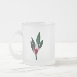 Modernes Abstraktes Bloom - Elegante Mattierte Tas Mattglastasse