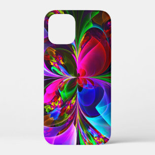 Modernes Abstraktes Blumenmuster Red Blue #12 Case-Mate iPhone Hülle
