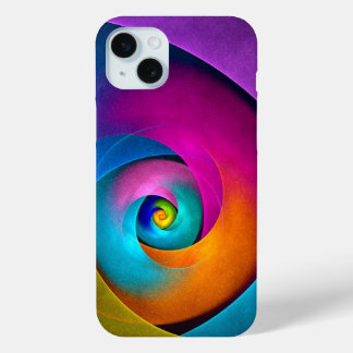 Modernes Abstraktes Blumenmuster Rosa Blaues Muste Case-Mate iPhone Hülle