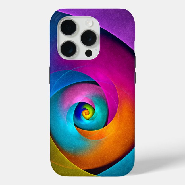 Modernes Abstraktes Blumenmuster Rosa Blaues Muste Case-Mate iPhone Hülle (Rückseite)